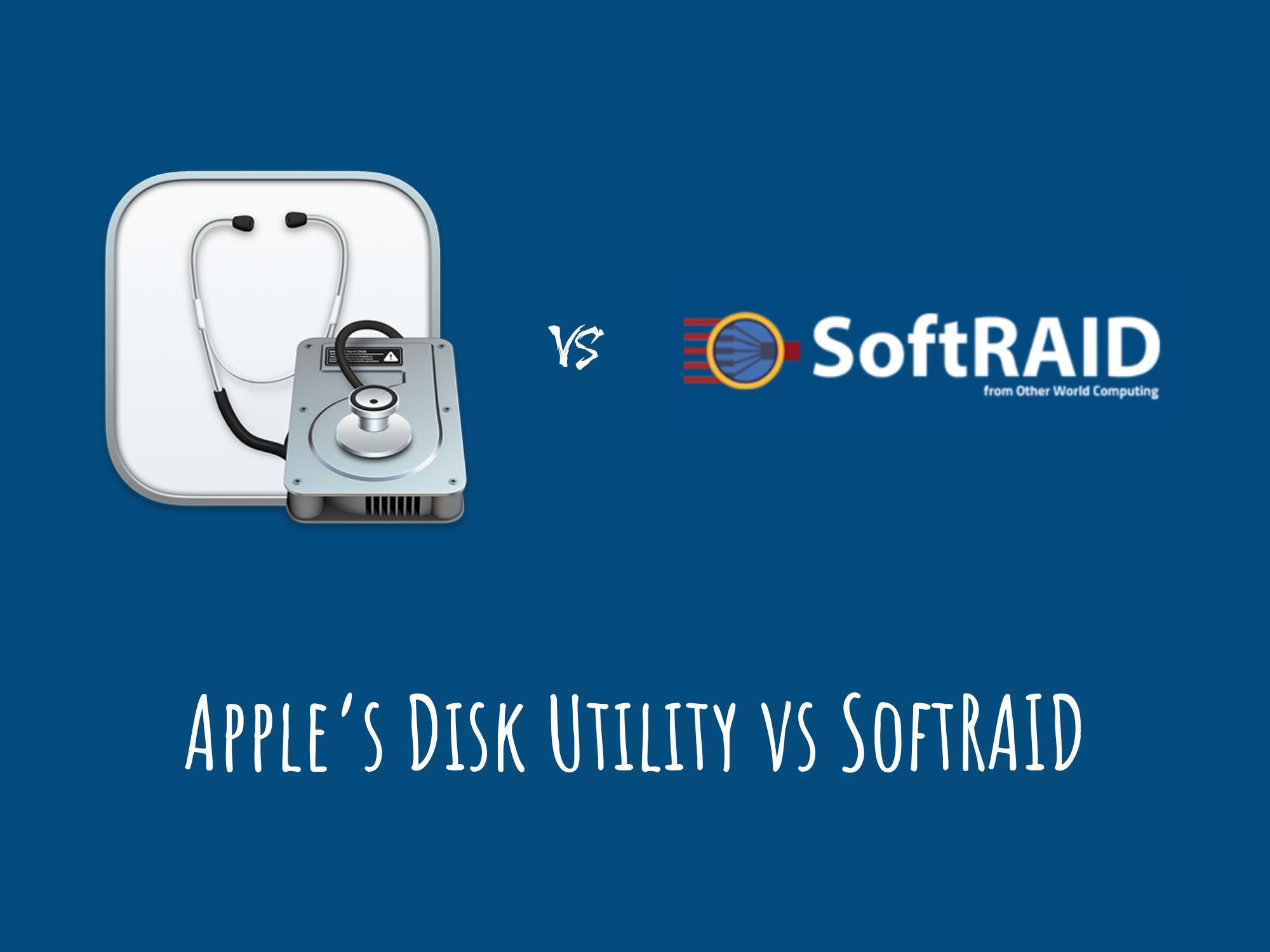 Disk Utility vs SoftRAID