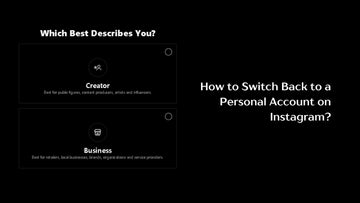 How to Switch Back to a Personal Account on Instagram?