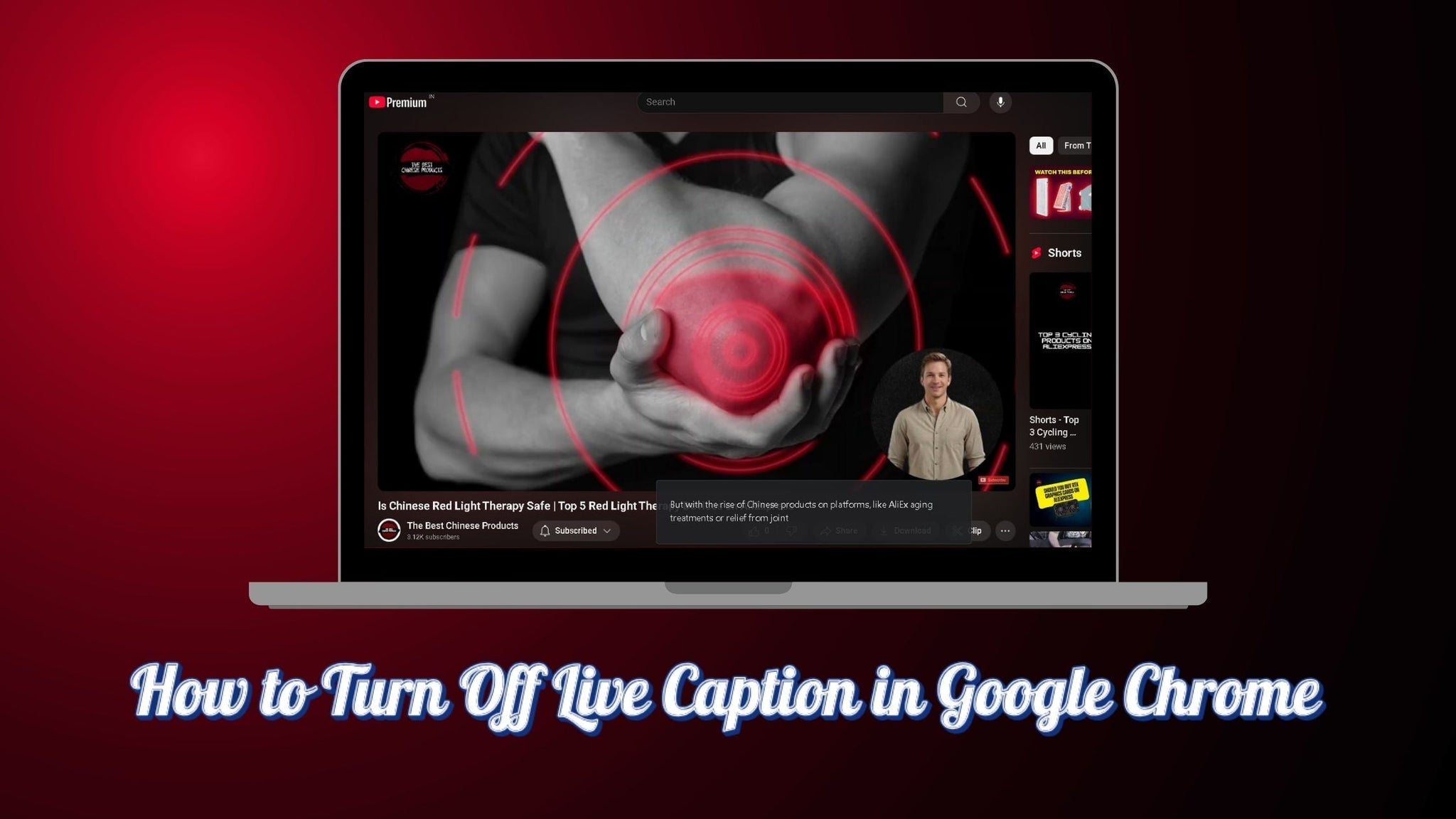 How to Turn Off Live Caption in Google Chrome