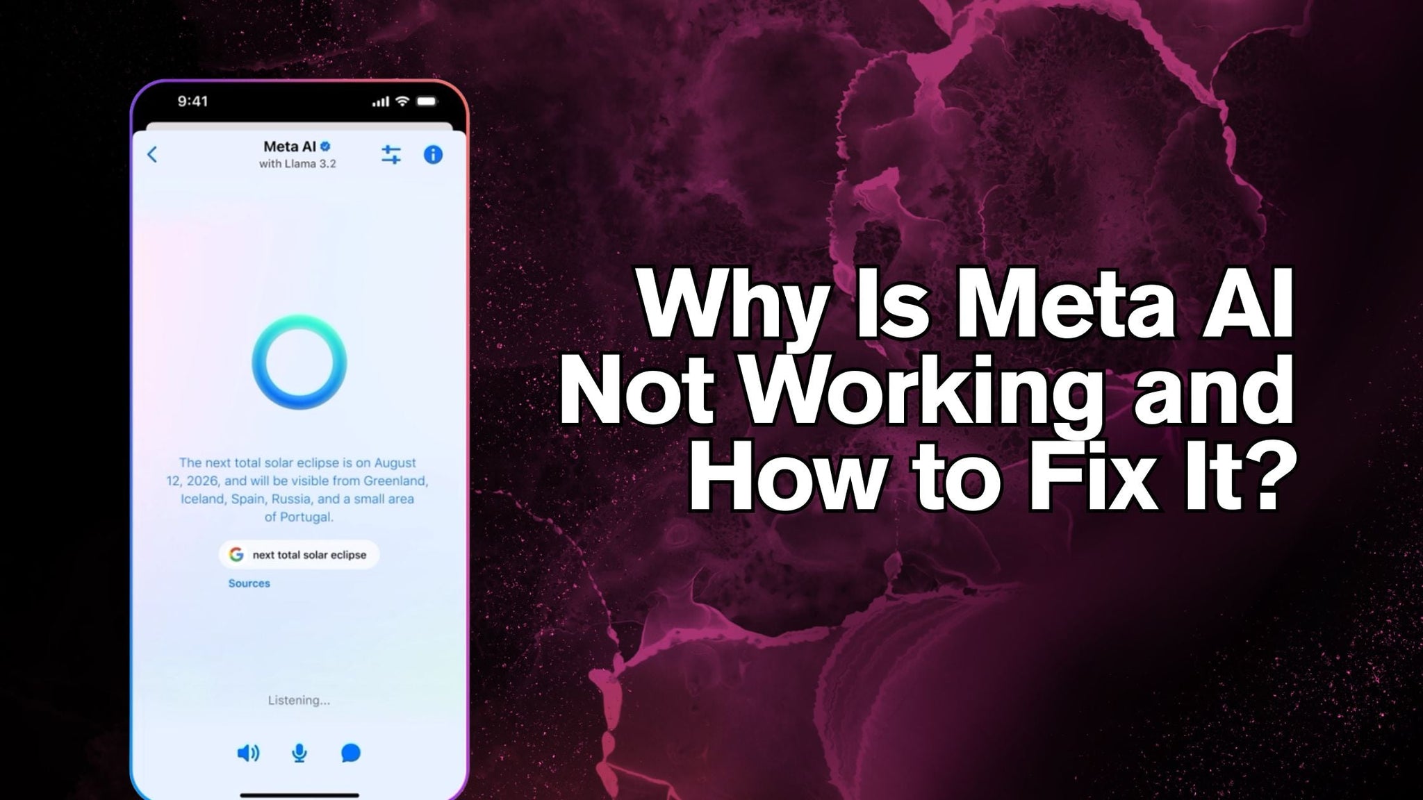 Why Is Meta AI Not Working and How to Fix It?
