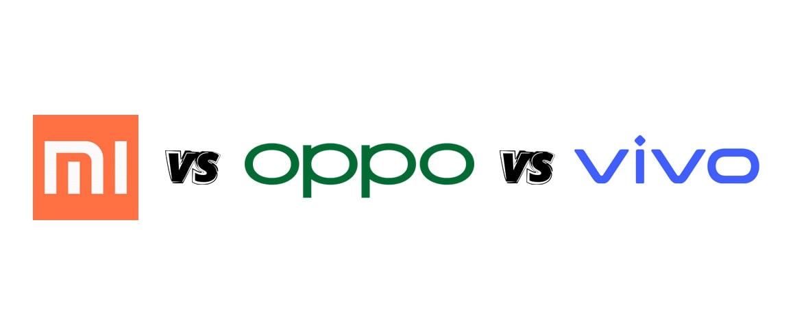 Xiaomi vs Oppo vs Vivo