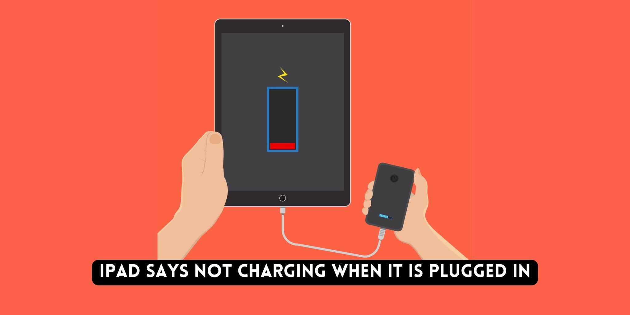 iPad says not charging when it is plugged in