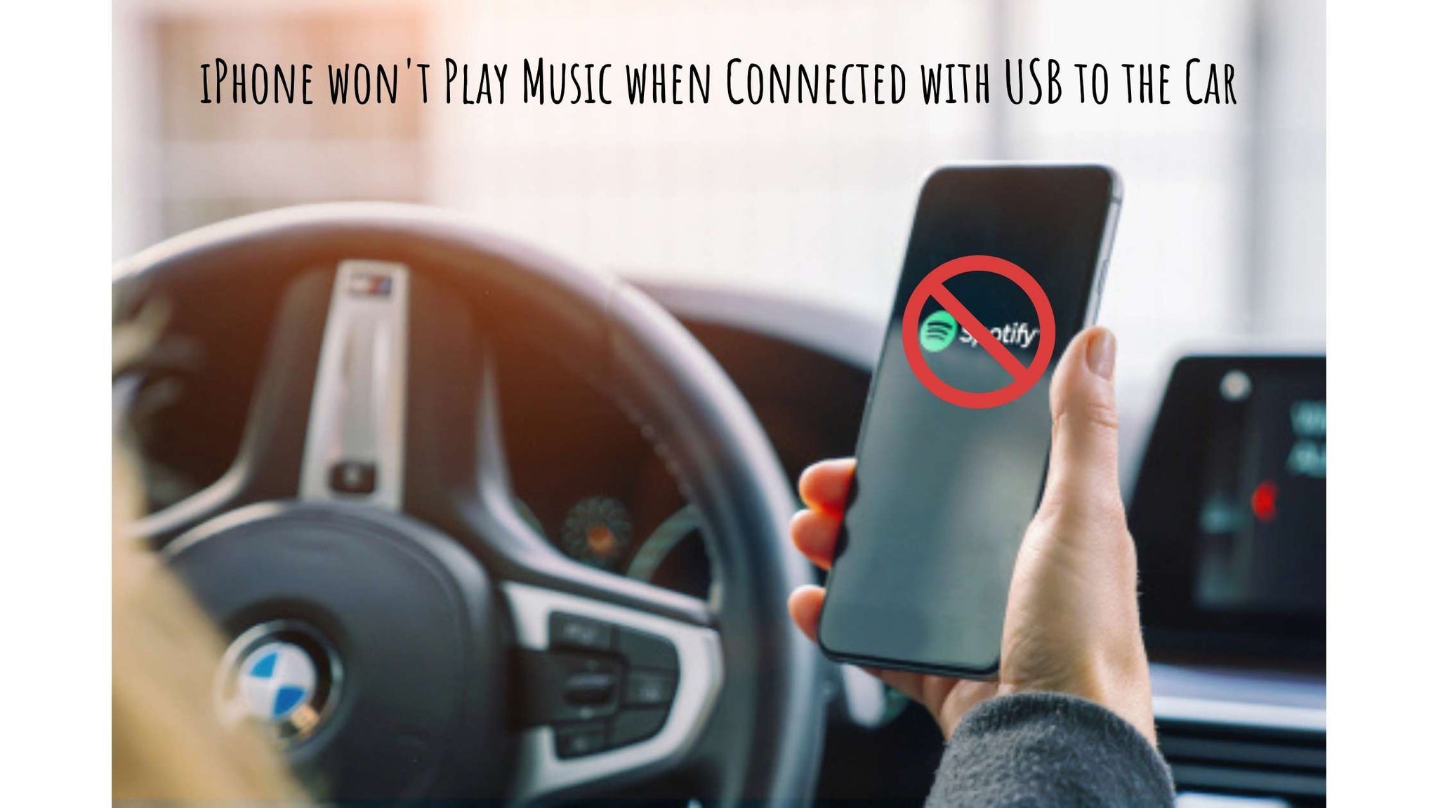 iPhone won't Play Music when Connected with USB to Car